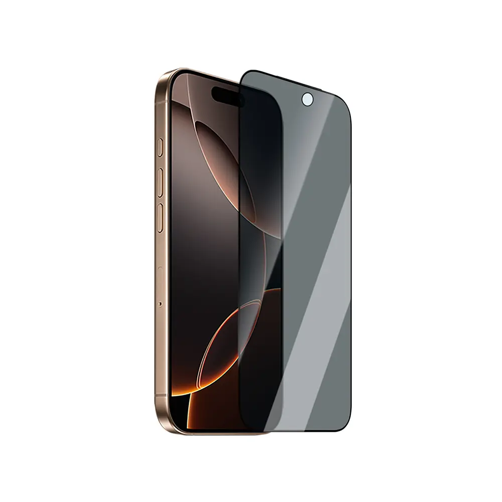 iPhone 17 Pro Max Gizlilik ve Mavi Işık Filtreli Temperli Cam Ekran Koruyucu - CaseWorld Applicator
