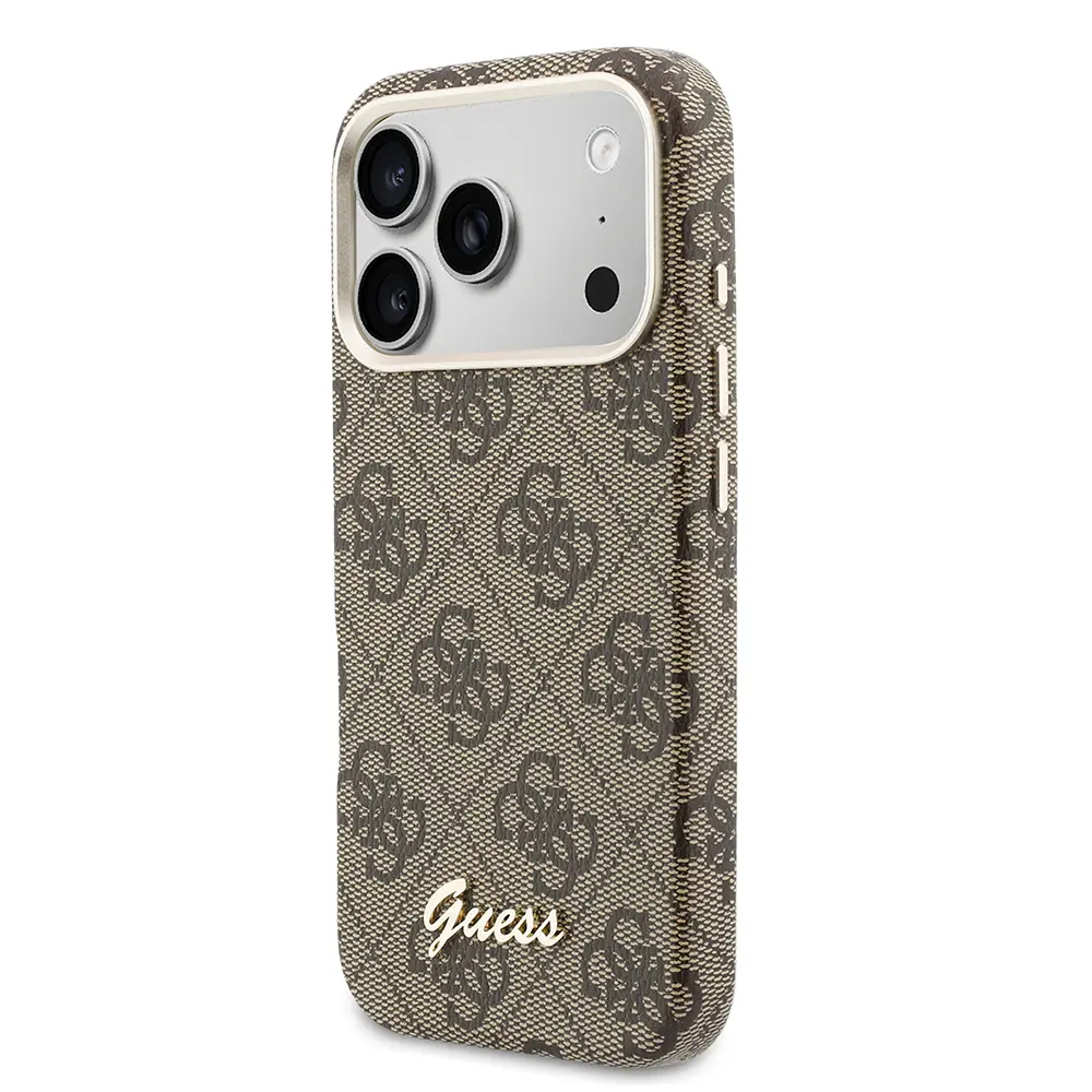 iPhone 17 Pro Max MagSafe Uyumlu 4G Desenli Kılıf - Guess Script