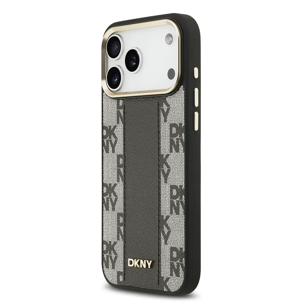 iPhone 17 Pro Max MagSafe Uyumlu 3D Checkered Pattern Kılıf - DKNY