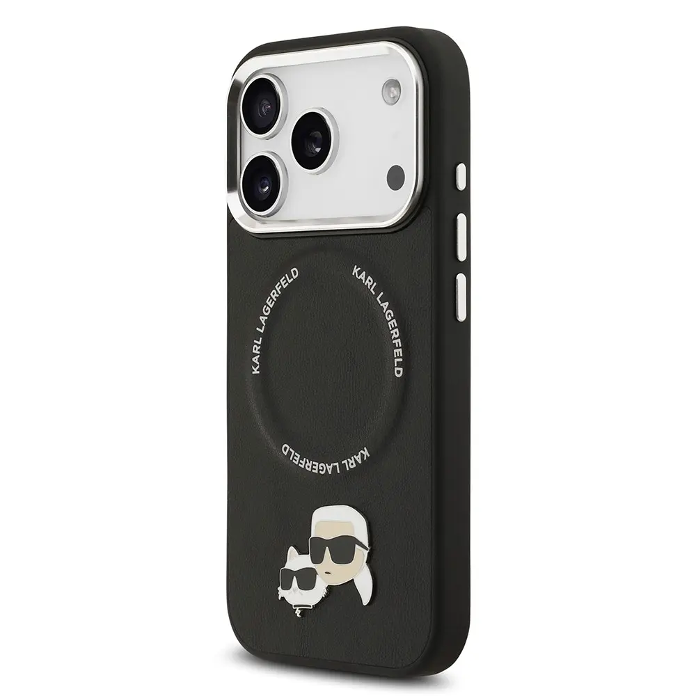 iPhone 17 Pro Max MagSafe Uyumlu PU Deri Kılıf - Karl Lagerfeld K&C