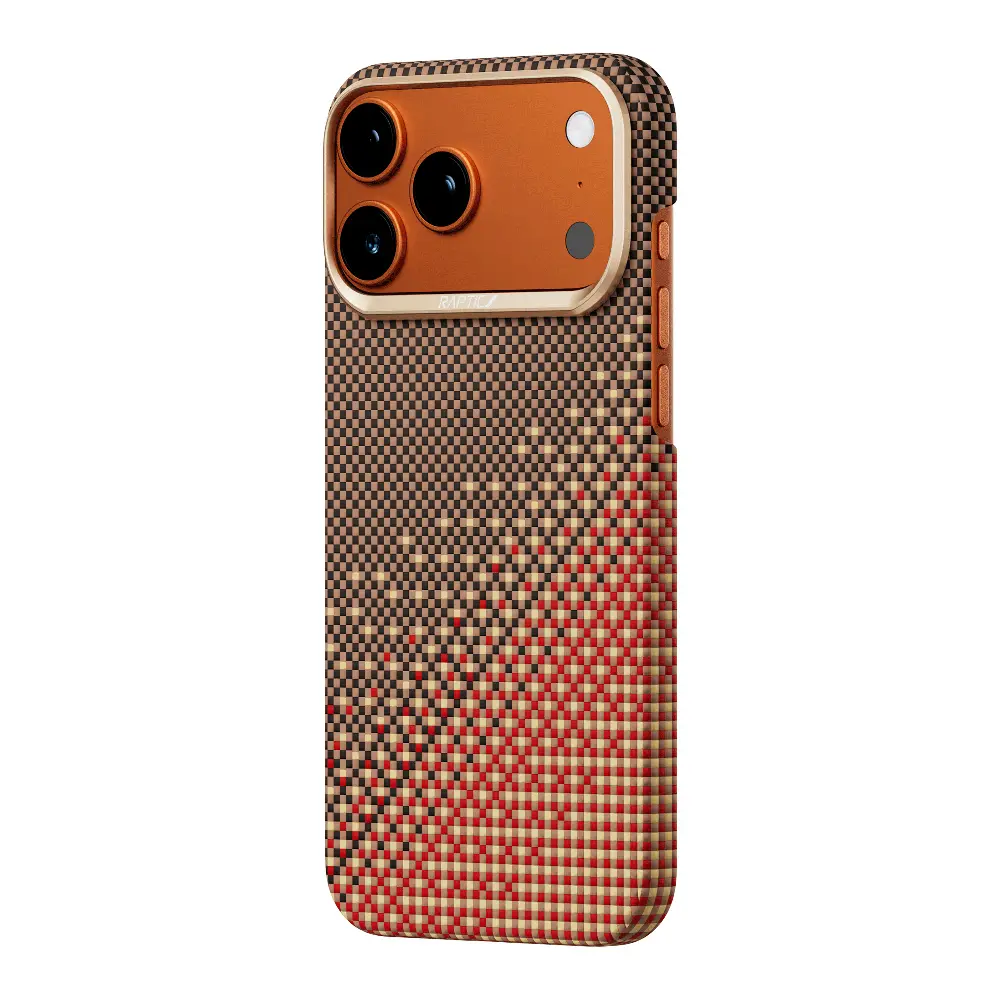 iPhone 17 Pro Max MagSafe Uyumlu Aramid Dokulu Kılıf - Raptic Serenity