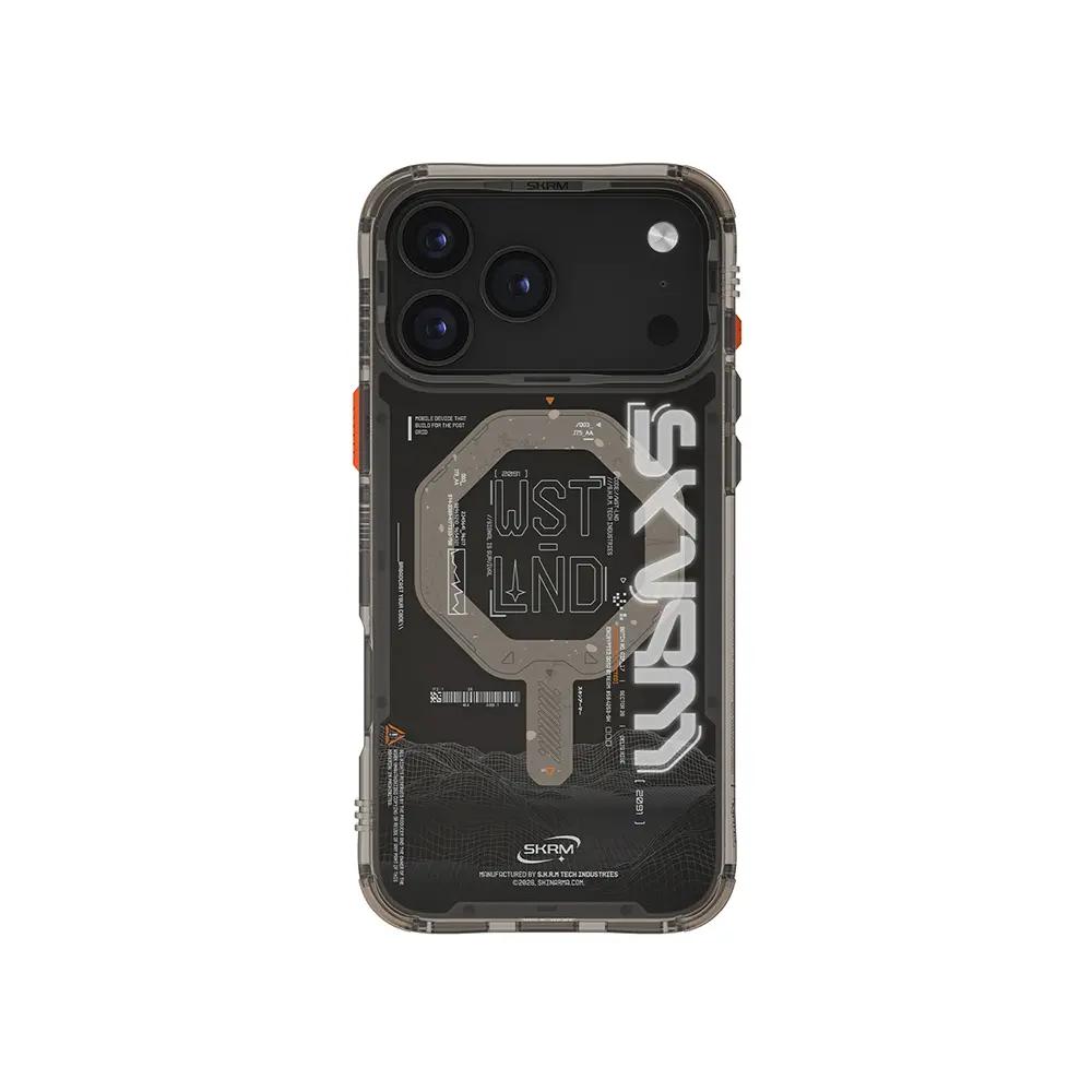 iPhone 17 Pro Max MagSafe Uyumlu Yazı Desenli Kılıf - Skinarma Sonix