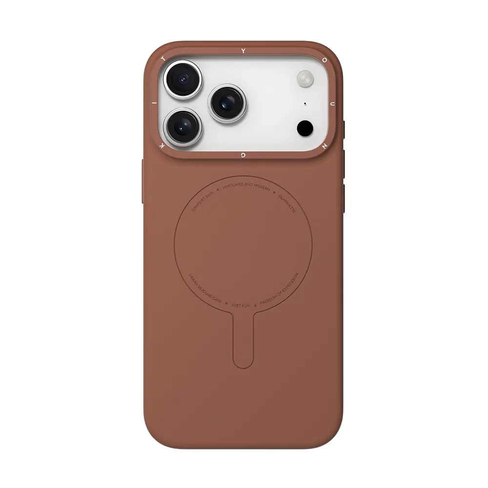 iPhone 17 Pro Max MagSafe Uyumlu Silikon Kılıf - Youngkit Morandi