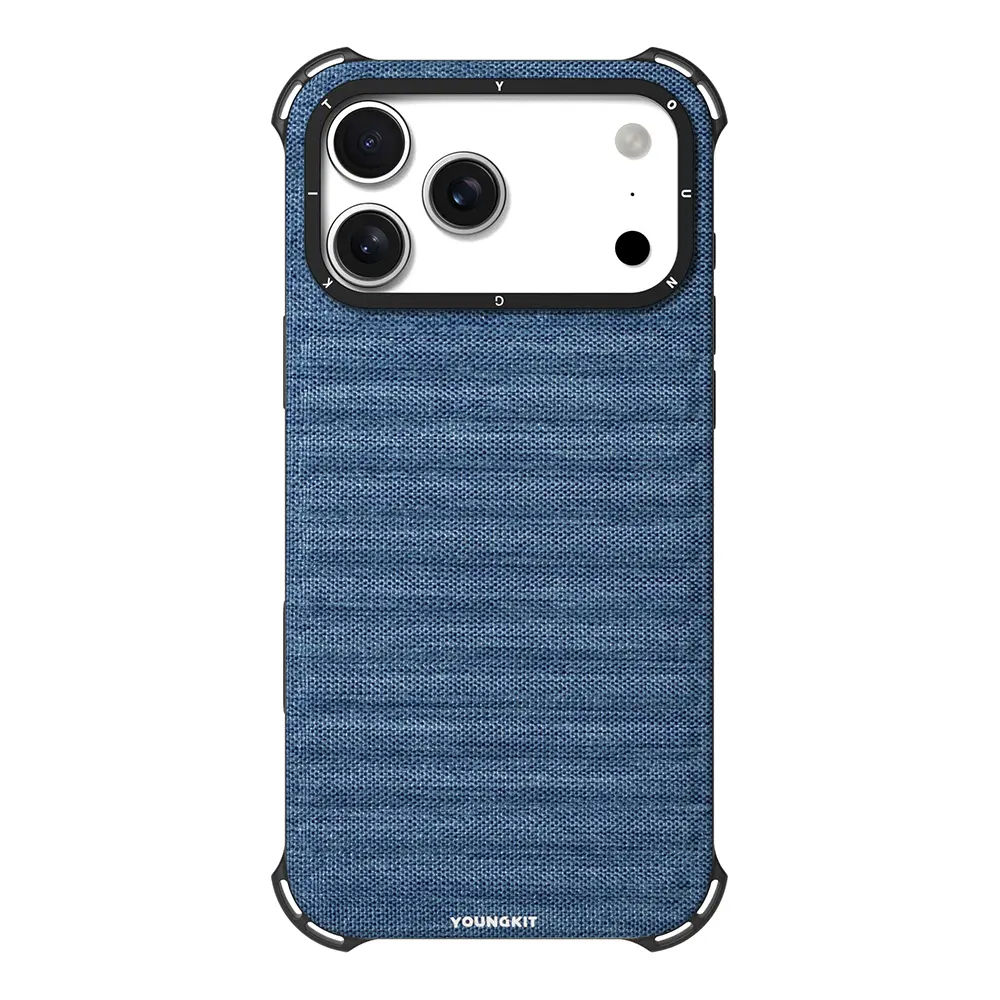 iPhone 17 Pro Max MagSafe Uyumlu Kumaş Kılıf - Youngkit Canvas
