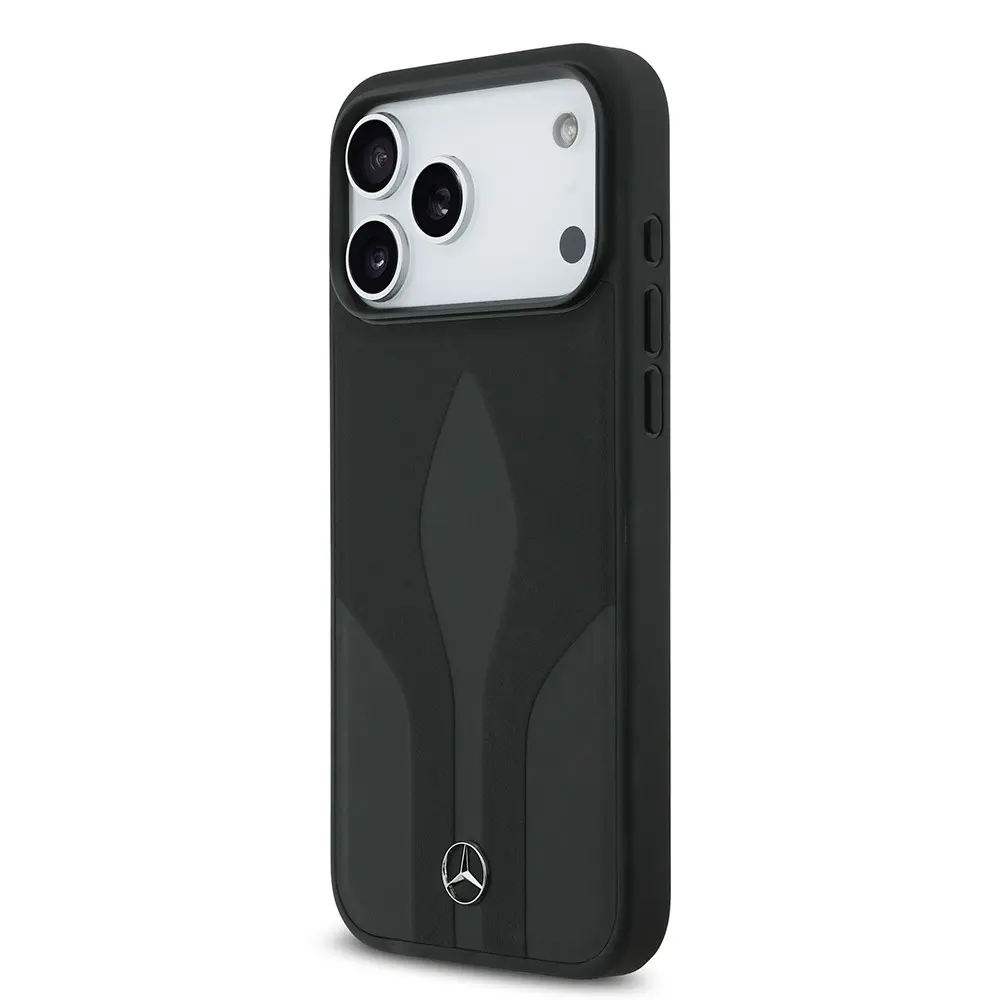 iPhone 17 Pro Max MagSafe Uyumlu Deri Kılıf - Mercedes Benz Lisanslı