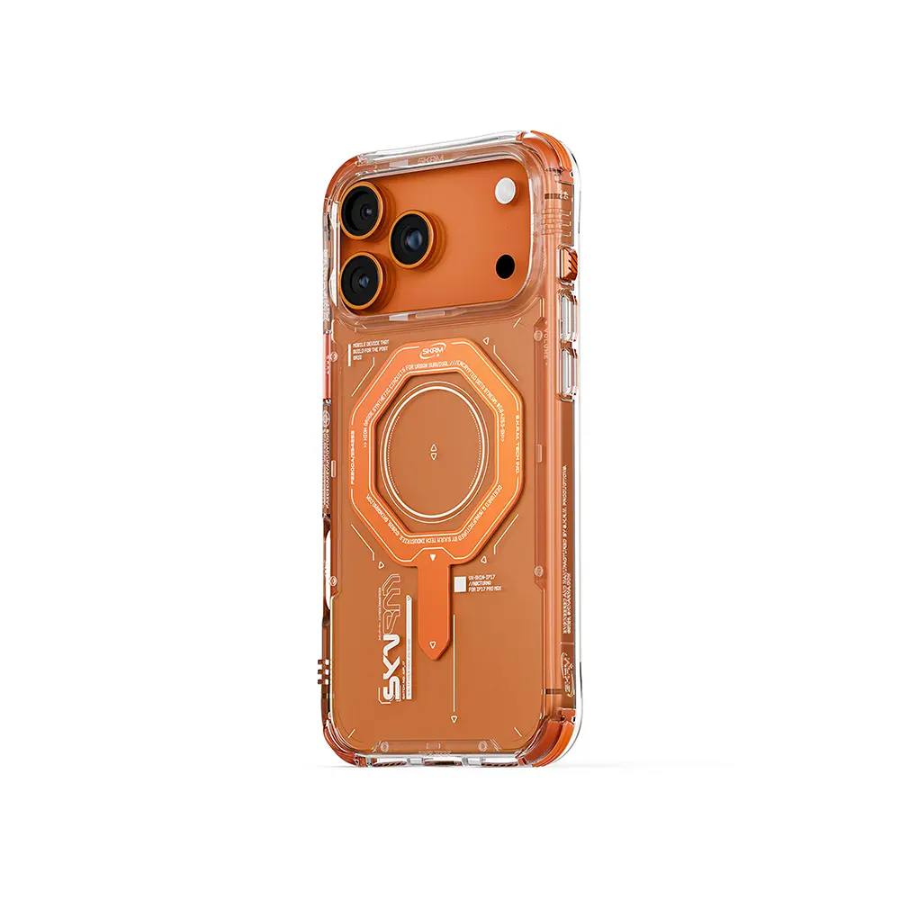 iPhone 17 Pro Max MagSafe Uyumlu Şeffaf Kılıf - Skinarma Magma