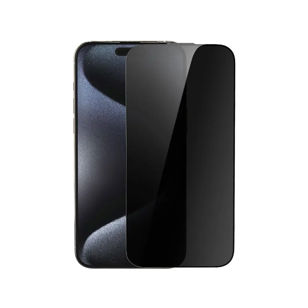 iPhone 17 Pro Max Gizlilik Filtreli Temperli Cam Ekran Koruyucu - Wiwu Wi-SQ009
