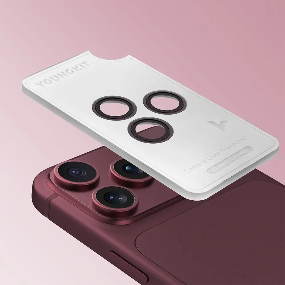 iPhone 17 Pro Max Kamera Lens Koruyucu - Youngkit Alloy Original
