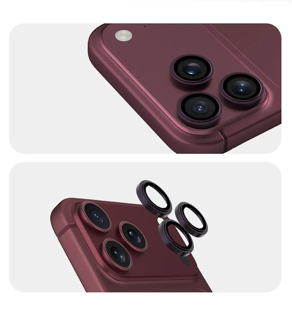 iPhone 17 Pro Max Kamera Lens Koruyucu - Youngkit Alloy Original