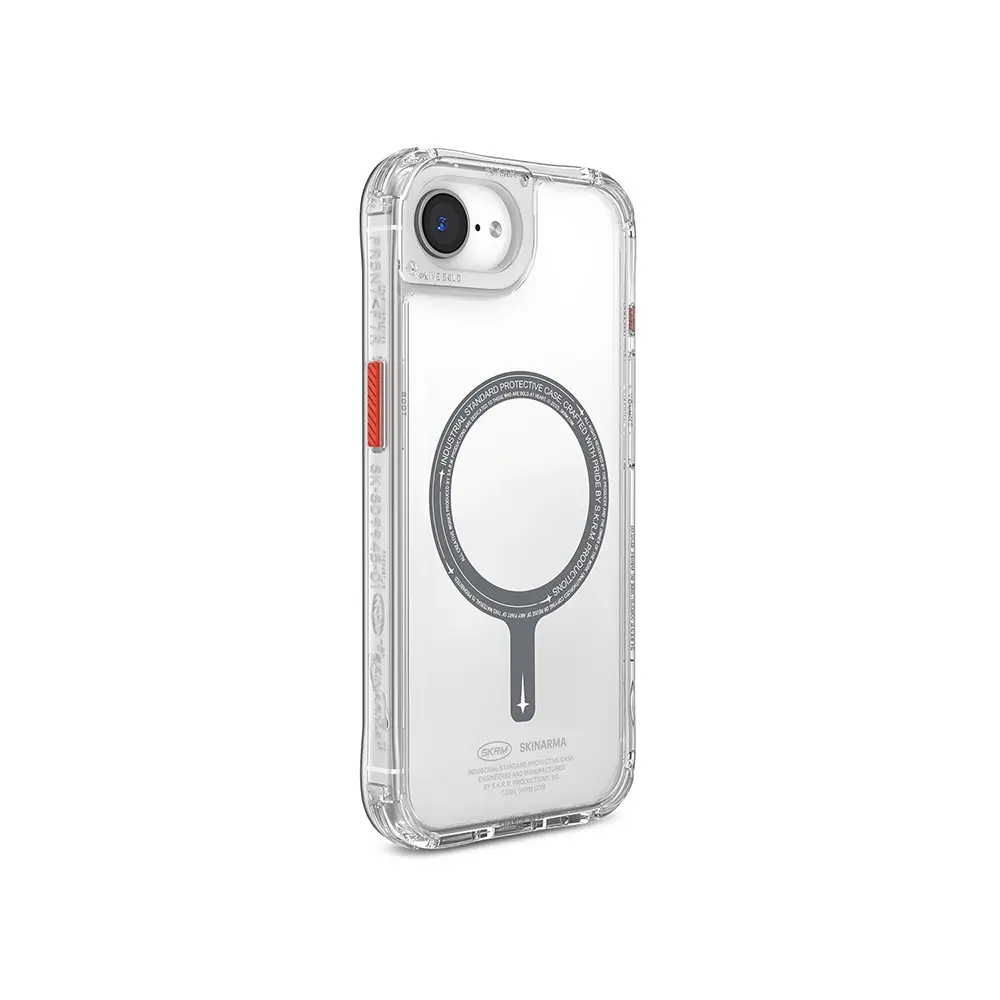 iPhone 17e MagSafe Uyumlu Şeffaf Airbag Kılıf - Skinarma Saido