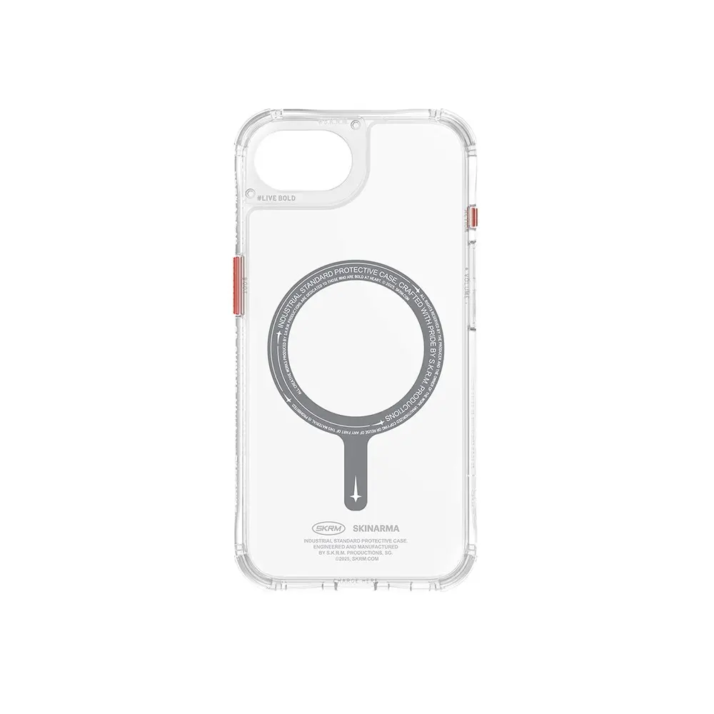 iPhone 17e MagSafe Uyumlu Şeffaf Airbag Kılıf - Skinarma Saido