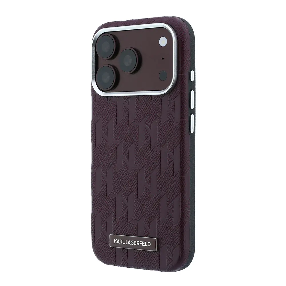 iPhone 18 Pro MagSafe Uyumlu Kılıf - Karl Lagerfeld KL Hot Stamp