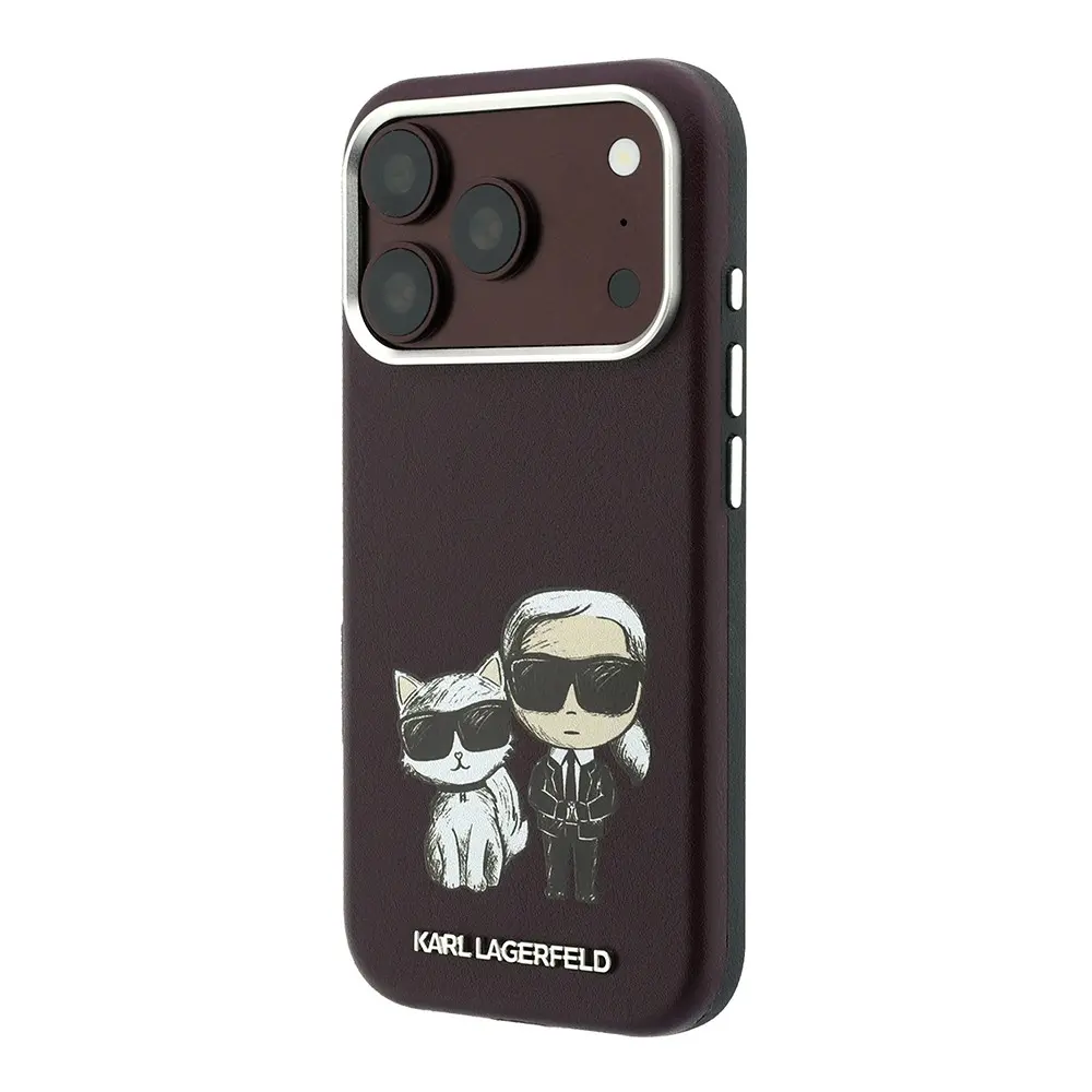 iPhone 18 Pro MagSafe Uyumlu PU Kılıf - Karl Lagerfeld K&C Bodies Sketch