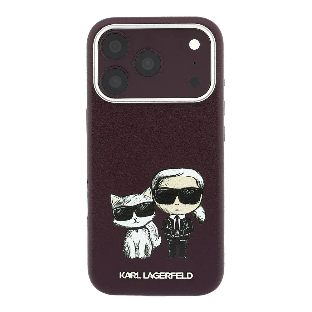 iPhone 18 Pro MagSafe Uyumlu PU Kılıf - Karl Lagerfeld K&C Bodies Sketch