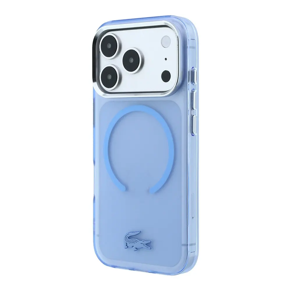 iPhone 18 Pro MagSafe Uyumlu IML Frosted Kılıf - Lacoste İkonik Timsah Logolu