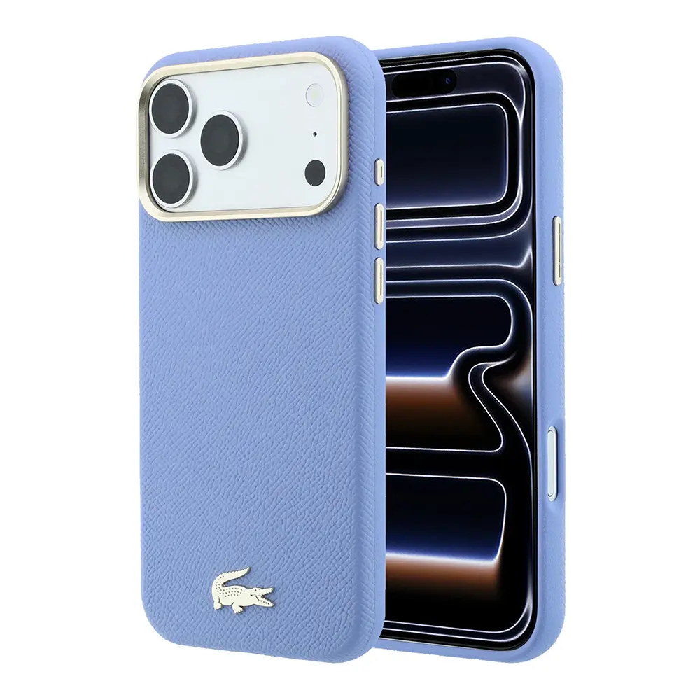 iPhone 18 Pro MagSafe Uyumlu Yarı Pike Desenli Kılıf - Lacoste
