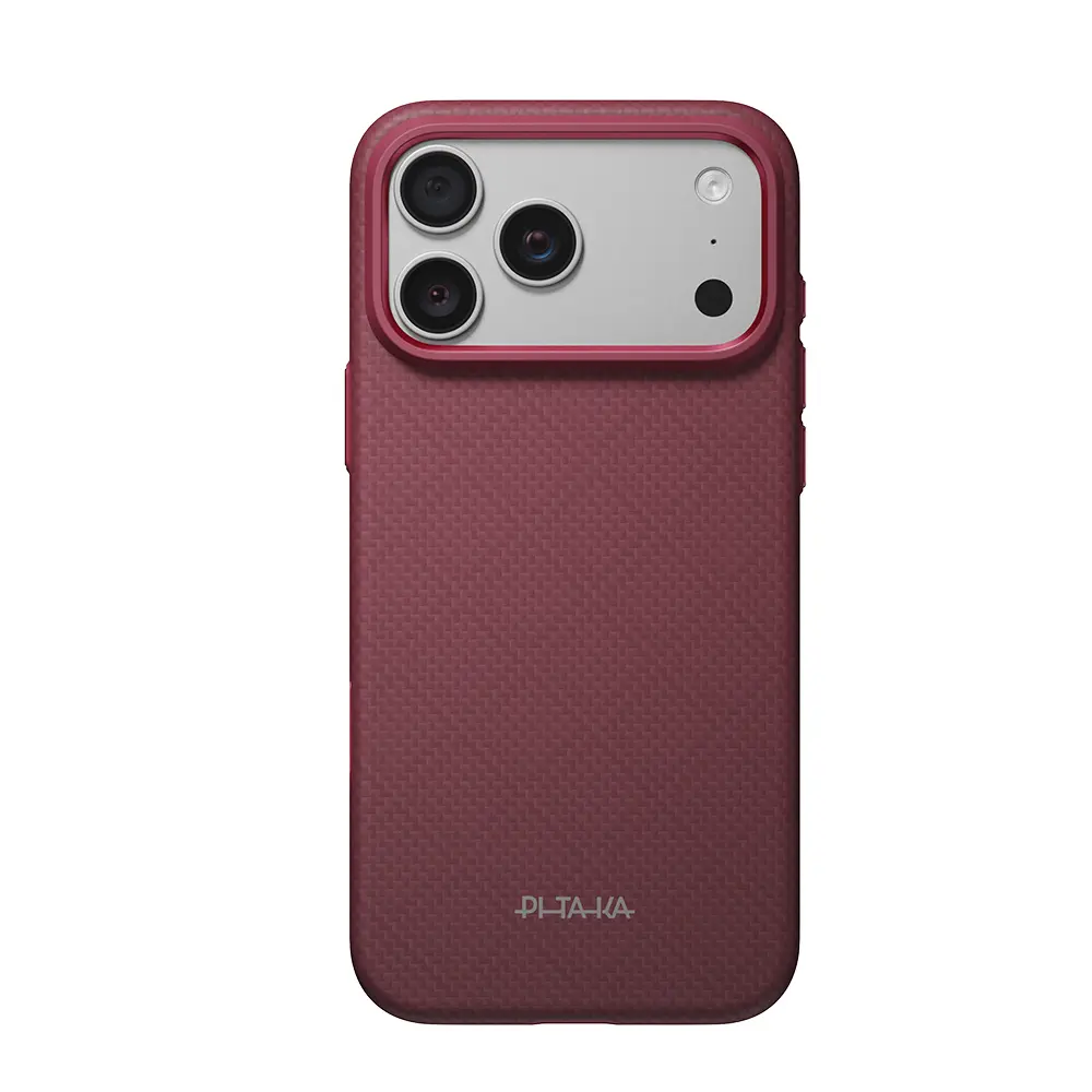 iPhone 18 Pro MagSafe Uyumlu Aramid Fiber Kılıf - Pitaka Argyle Serisi Summa