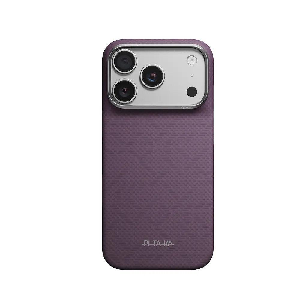 iPhone 18 Pro MagSafe Uyumlu Aramid Fiber Kılıf - Pitaka Weaving