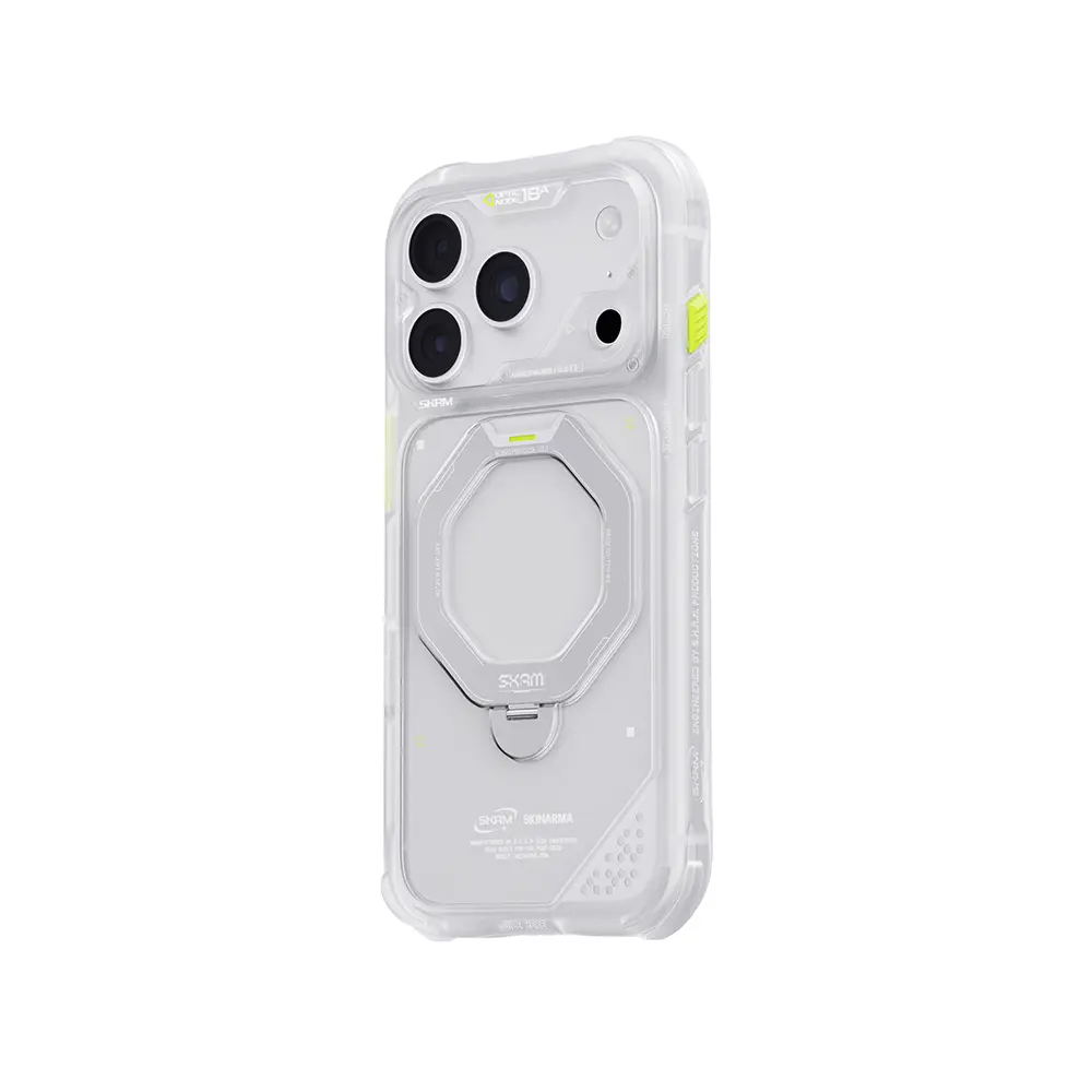 iPhone 18 Pro MagSafe Uyumlu Standlı Kılıf - Skinarma Saturn