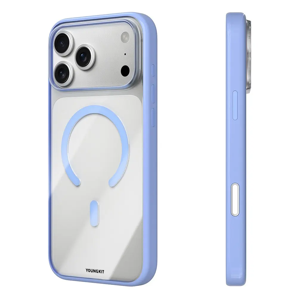 iPhone 18 Pro MagSafe Uyumlu Şeffaf Kılıf - Youngkit Clear
