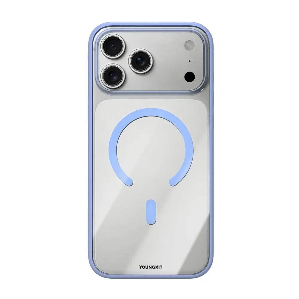 iPhone 18 Pro MagSafe Uyumlu Şeffaf Kılıf - Youngkit Clear