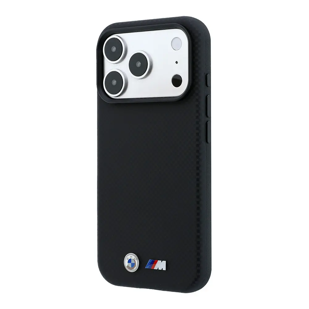 iPhone 18 Pro Max MagSafe Uyumlu Karbon Fiber Kılıf - BMW Lisanslı