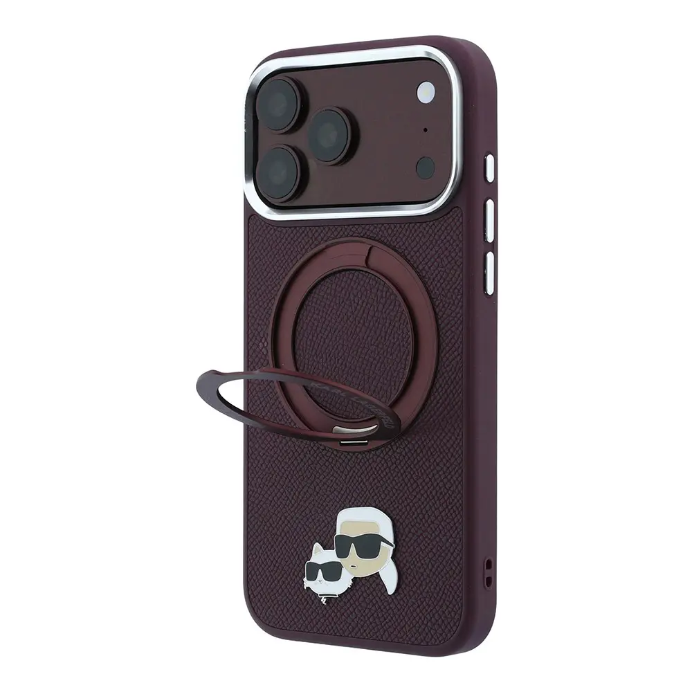 iPhone 18 Pro Max MagSafe Uyumlu Standlı Kılıf - Karl Lagerfeld K&C