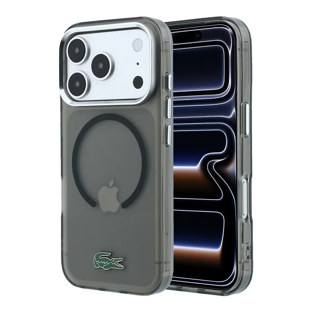 iPhone 18 Pro Max MagSafe Uyumlu Kılıf - Lacoste Lake Timsah Logolu
