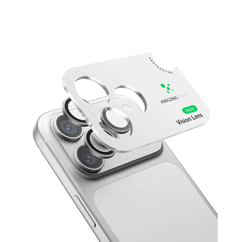 iPhone 18 Pro Max MagSafe Uyumlu Şeffaf Kılıf ve 5'i 1 Arada Aksesuar Seti - Amazingthing Minimal