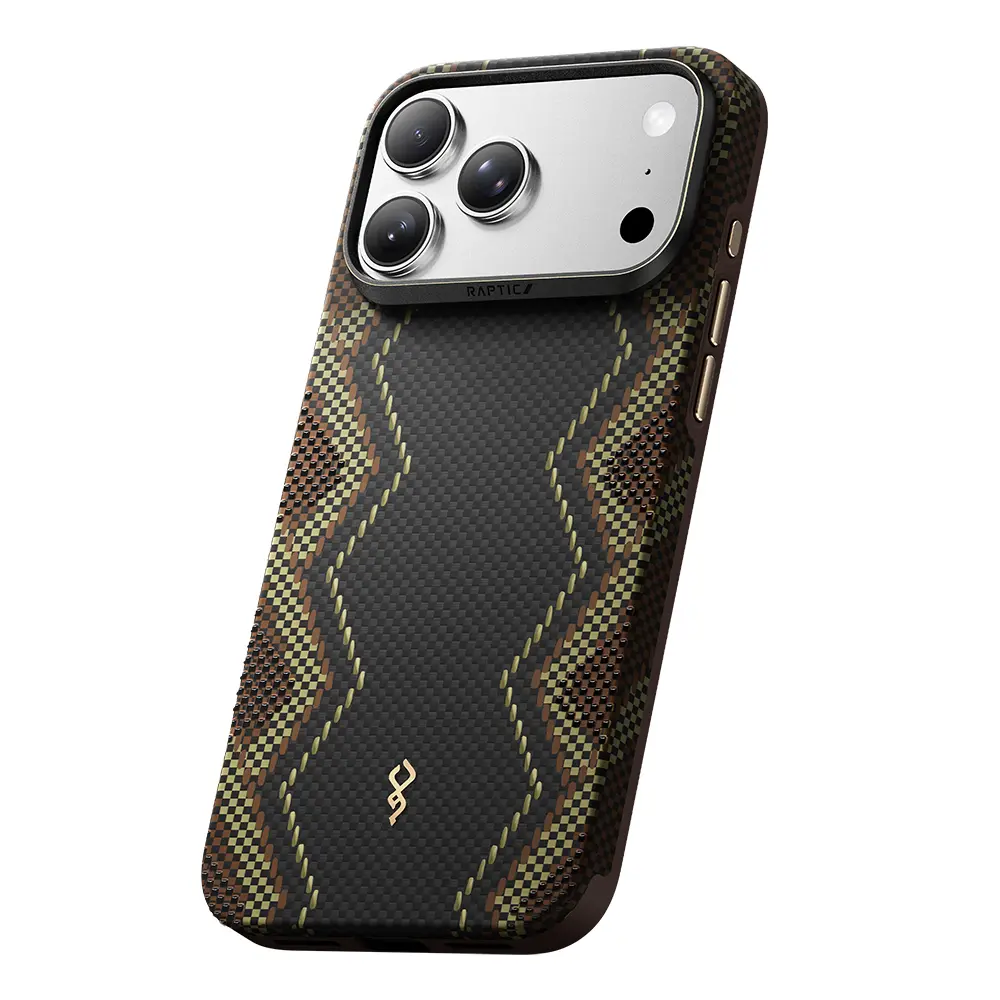 iPhone 18 Pro Max MagSafe Uyumlu Aramid Kılıf - Raptic Aramid Dual Ultra Scepter