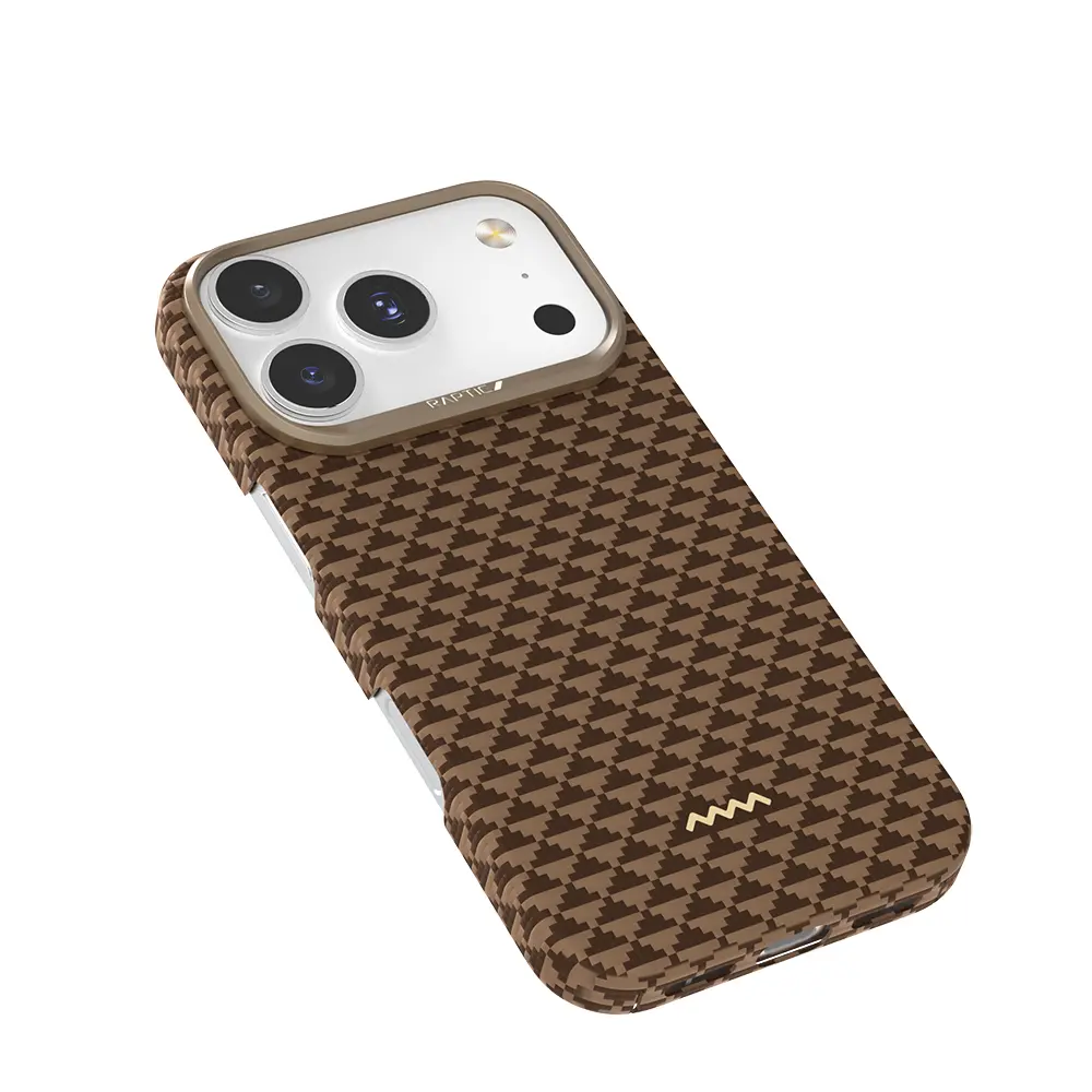 iPhone 18 Pro Max MagSafe Uyumlu Aramid Fiber Kılıf - Raptic Aramid Skin Origin