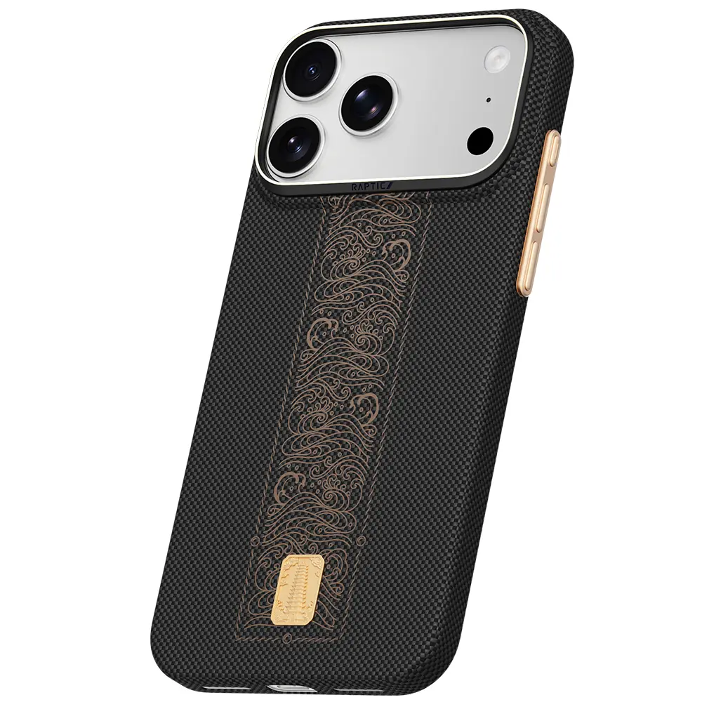 iPhone 18 Pro Max MagSafe Uyumlu Aramid Kılıf - Raptic Aramid Skin Rise