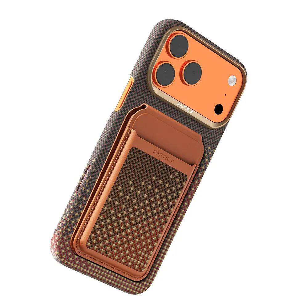 iPhone 18 Pro Max Kartlık Modüllü Aramid Kılıf - Raptic Serenity