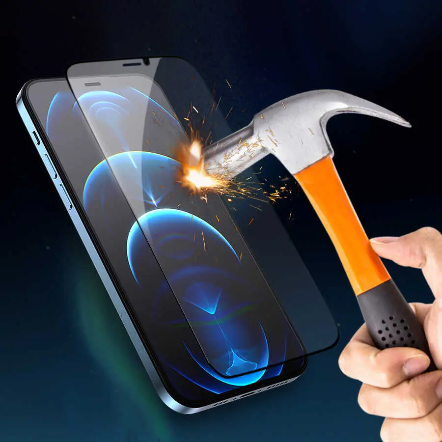 iPhone 12 Mini Ekran Koruyucu, 9H Sertlik Cam - Wiwu iVista
