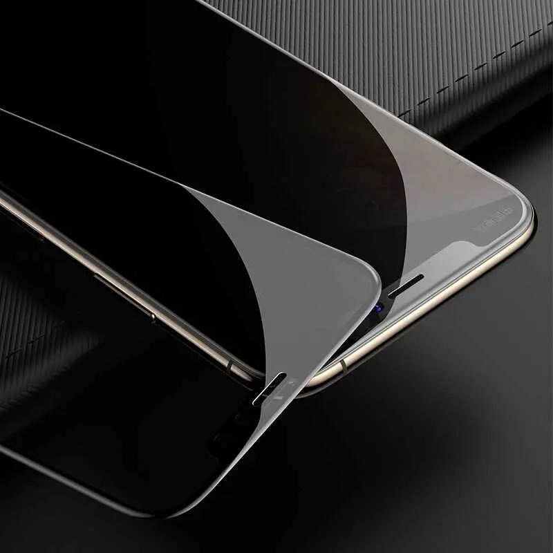 iPhone 12 Pro 5D Privacy Cam Ekran Koruyucu - Davin
