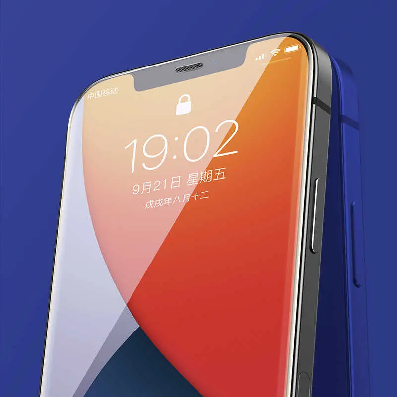 iPhone 12 Pro Max Tam Kaplamalı Kavisli Ekran Koruyucu - Benks V Pro