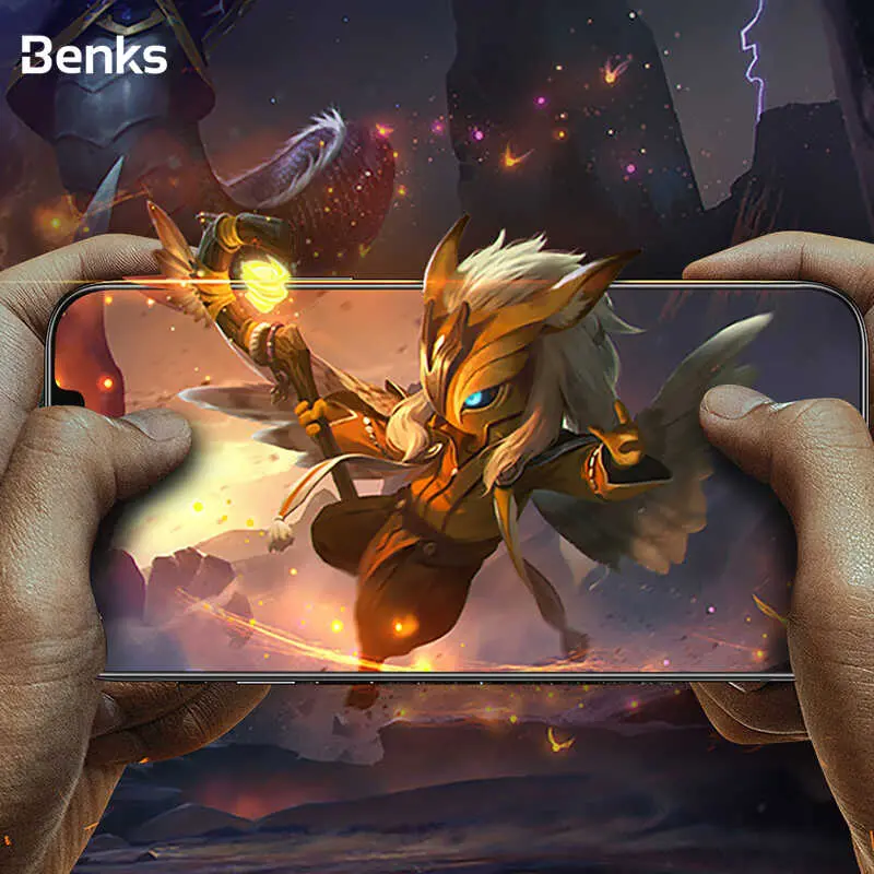 iPhone 12 Pro Max Şeffaf Ekran Koruyucu - Benks V Pro Plus