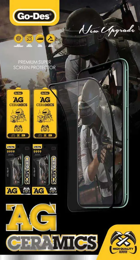 iPhone 12 Pro Max Mat Seramik Ekran Koruyucu - Go Des