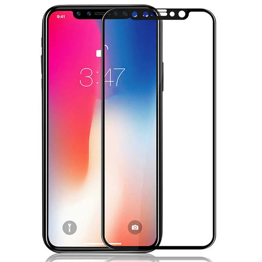 iPhone 12 Pro Max 5D Tam Kaplama Cam Ekran Koruyucu - Davin