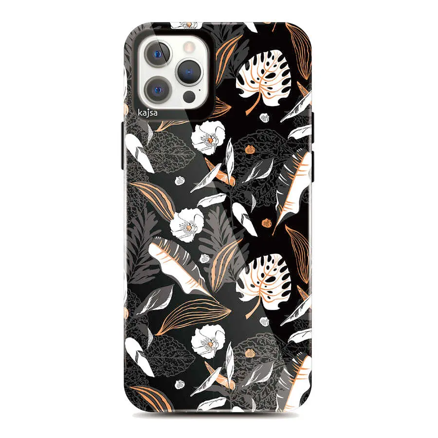 iPhone 12 Pro Max Çiçek Desenli Kılıf - Kajsa Botanic