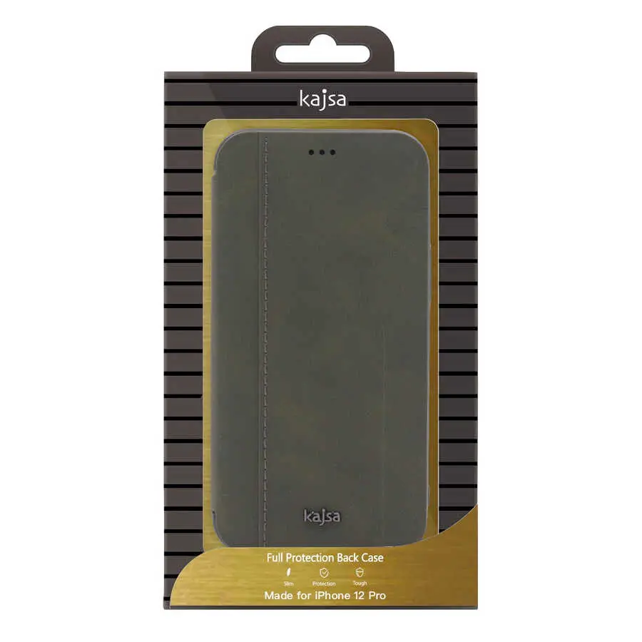 iPhone 12 Pro Max Kapaklı Cüzdan Kılıf - Kajsa Dale Serisi Parallel