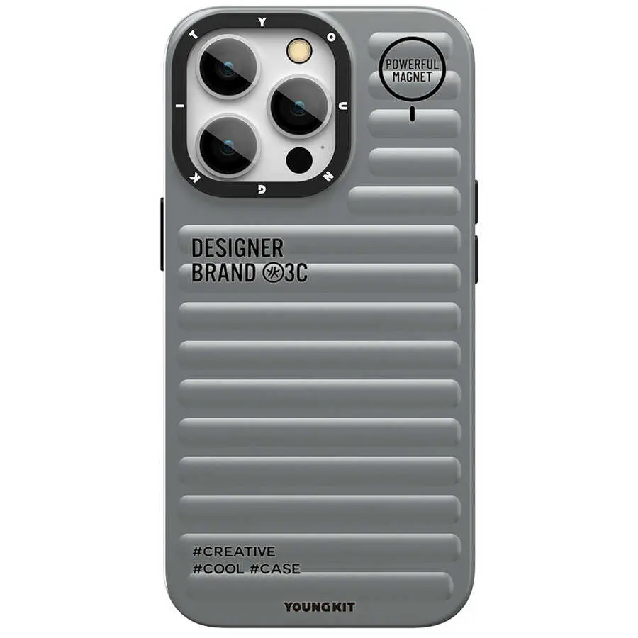iPhone 12 Pro Max MagSafe Uyumlu Mat Kılıf - YoungKit Plain Coloured