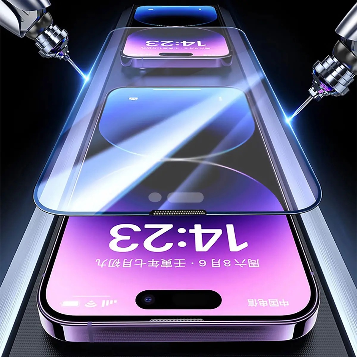 iPhone 12 Pro Max Mat Temperli Ekran Koruyucu - Wiwu iVista Screen