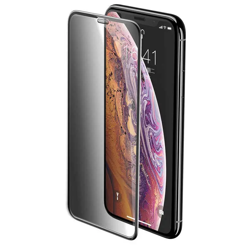 iPhone 12 Pro Max Temperli Ekran Koruyucu, Gizlilik ve Toz Önleyici - Zore