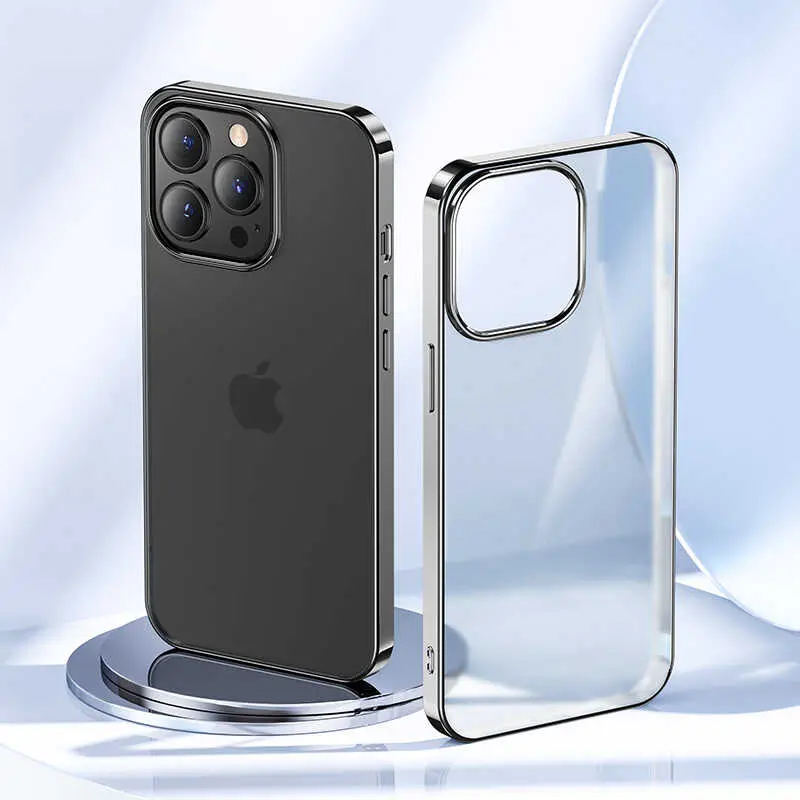 iPhone 13 Pro Mat Elektrokaplama TPU Kılıf - Benks Matte Electroplated