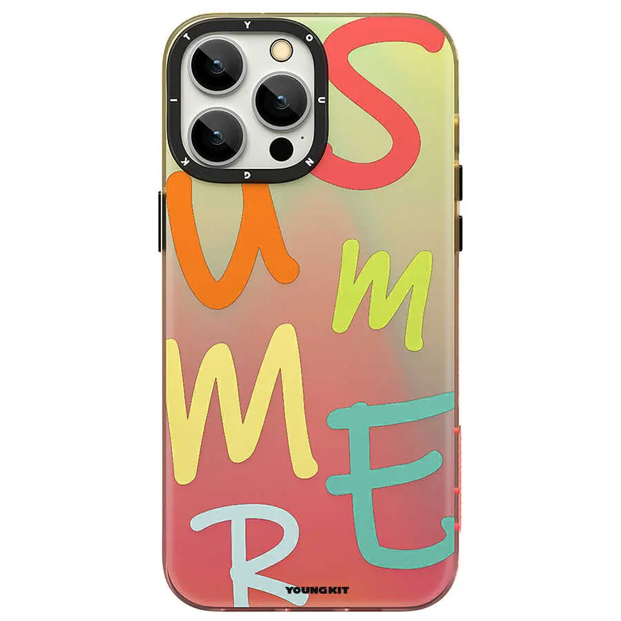 iPhone 13 Pro Kılıf, Çok Katmanlı Koruma - YoungKit Summer Serisi