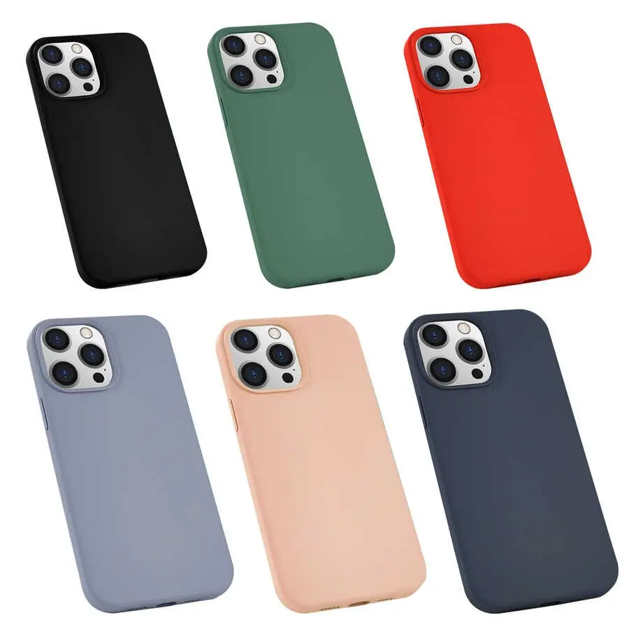 iPhone 13 Pro Silikon Kılıf, Kablosuz Şarj Uyumlu - Zore Silk
