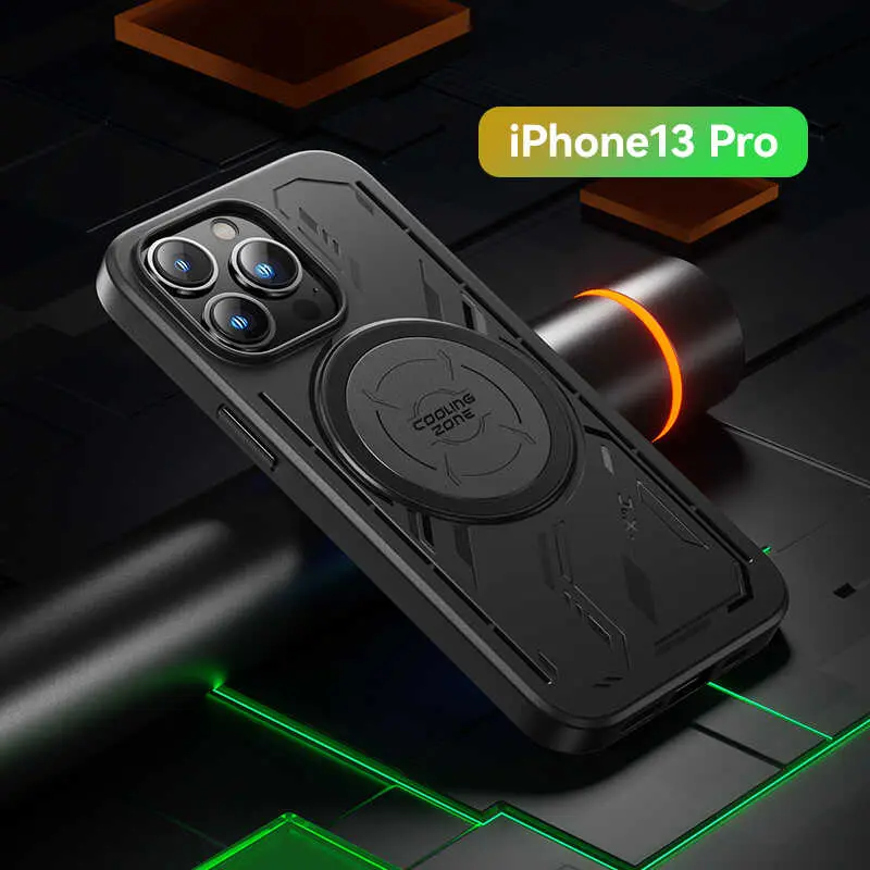 iPhone 13 Pro Manyetik Oyuncu Kılıfı, Isı Dağıtımlı - Benks