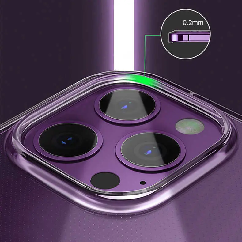 iPhone 13 Pro Şeffaf Airbag Tasarımlı Kılıf - Wiwu Concise