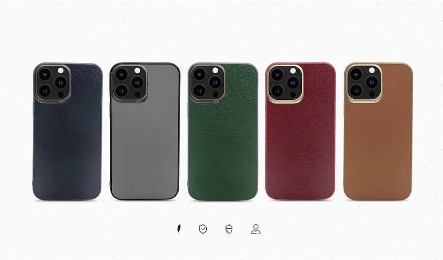 iPhone 13 Pro Max Hakiki Deri Kılıf - Kajsa Luxe Collection